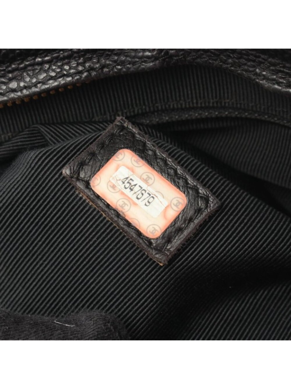 Chanel Tote CC Logo Turnlock Black Caviar Leather Shoulder - Picture 5 of 10